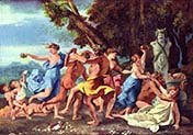 Bacchanal Before a Statue of Pan